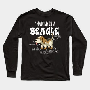 ANATOMY OF A BEAGLE Long Sleeve T-Shirt